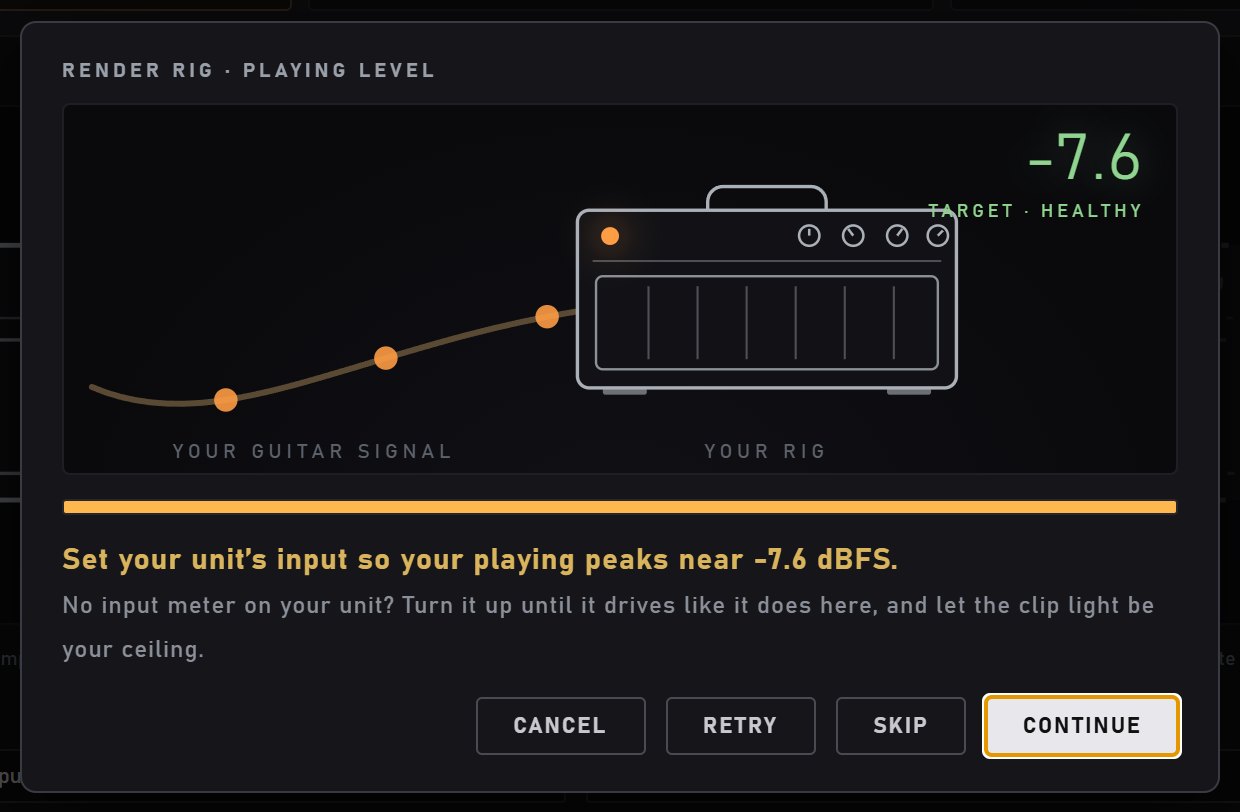 The playing-level check before an export: -7.6 dBFS, healthy