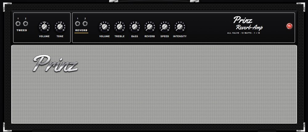 Prinz Reverb as it appears in NAM 9000