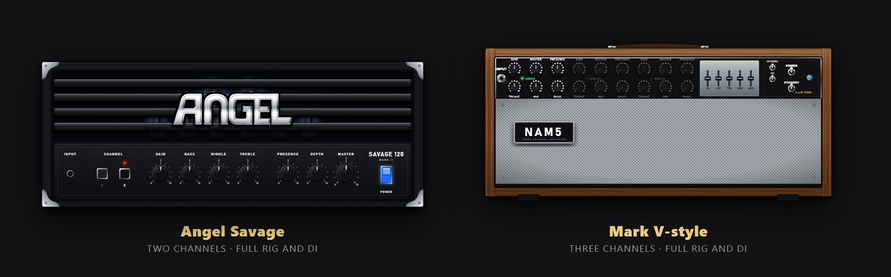 The Angel Savage and Mark V-style heads in NAM 9000